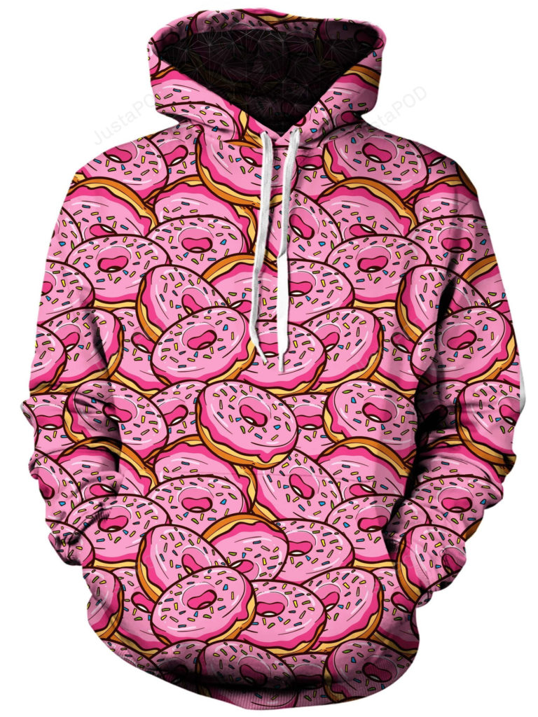 Donut Pile 3D All Print Hoodie, Zip- Up Hoodie 4