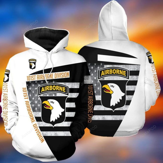 Airborne Eagle 3D All Print Hoodie, Zip- Up Hoodie 1