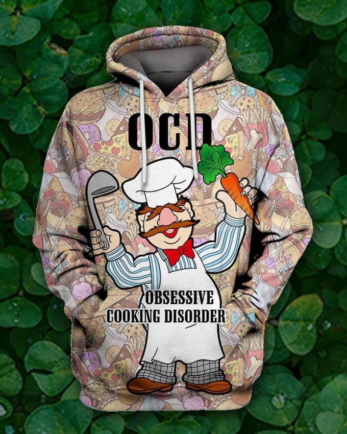 Ocd Chef 3D All Over Printed Hoodie, Zip- Up Hoodie 1