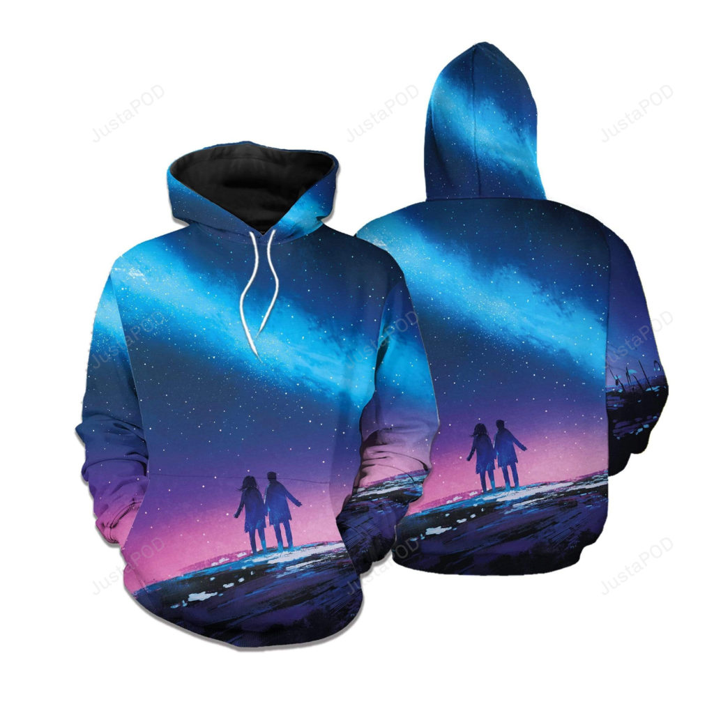 Stay Together Couple 3D All Print Hoodie, Zip- Up Hoodie 4