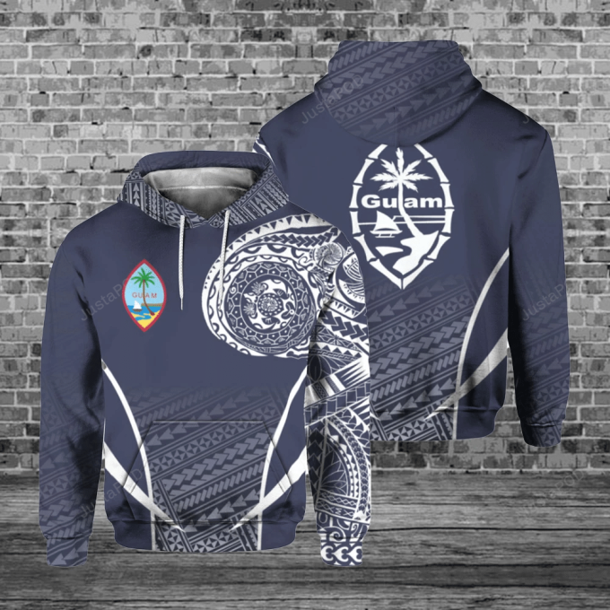 Guam 3D All Over Printed Hoodie, Zip- Up Hoodie 1