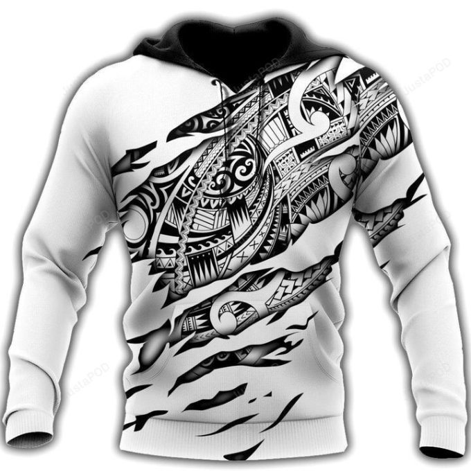 Proud To Be A Polynesian 3D All Over Printed Hoodie, Zip- Up Hoodie 1