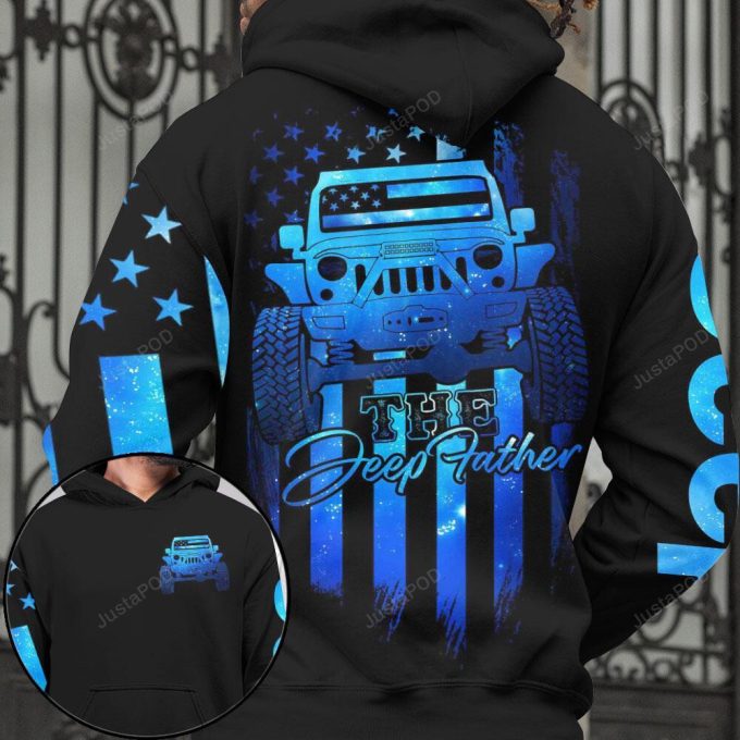 The Jeep Father 3D All Print Hoodie, Zip- Up Hoodie 1