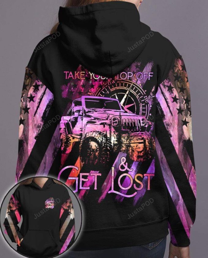 Jeep Take Your Top Off Compass 3D All Print Hoodie, Zip- Up Hoodie 1