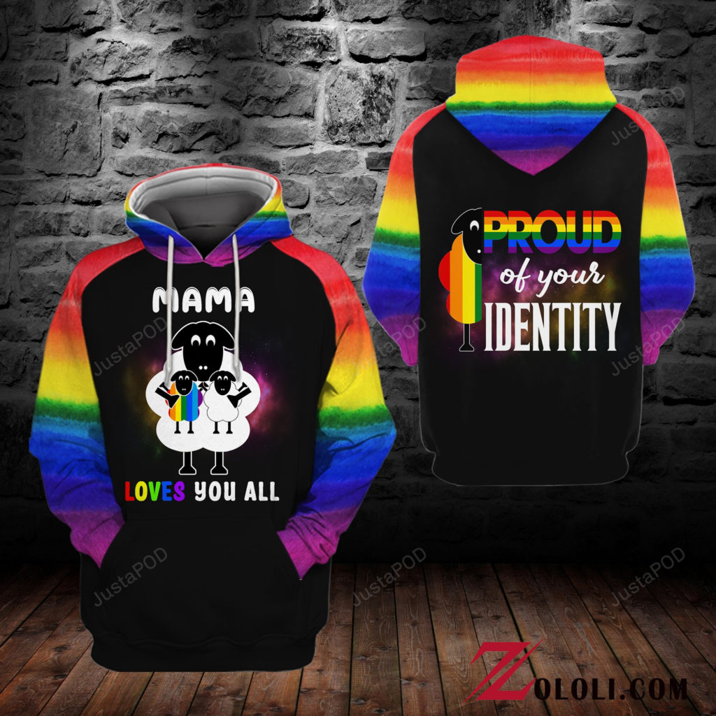 Lgbt Mama Loves You All 3D All Print Hoodie, Zip- Up Hoodie 4