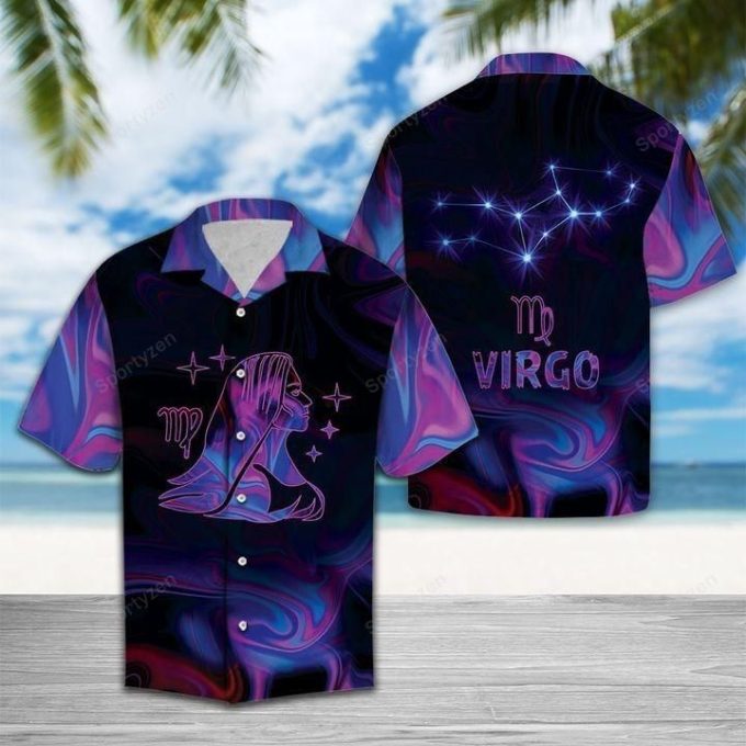 Amazing Virgo Horoscope Hawaiian Shirt Zodiac Birthday Gifts 1