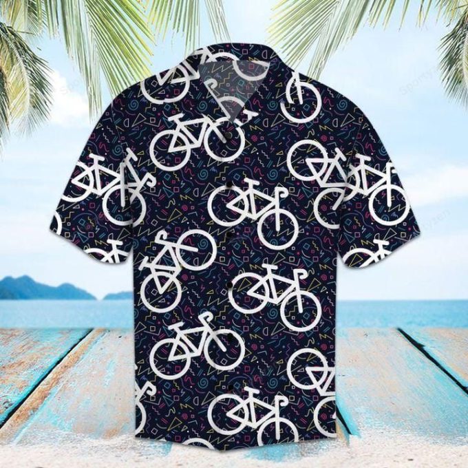 Amazing Biking Hawaiian Aloha Shirts #Dh 1
