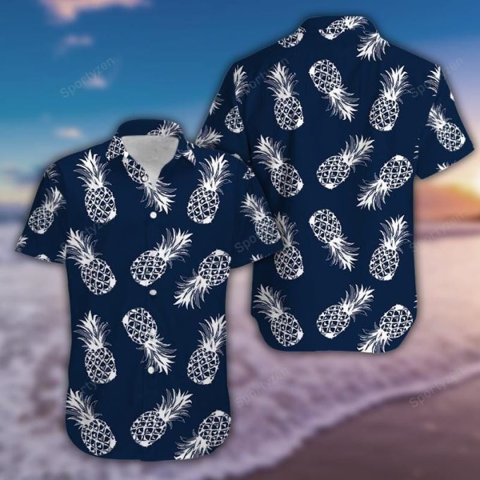 Classic Pineapple Pattern Hawaiian Aloha Shirts #040521H 1