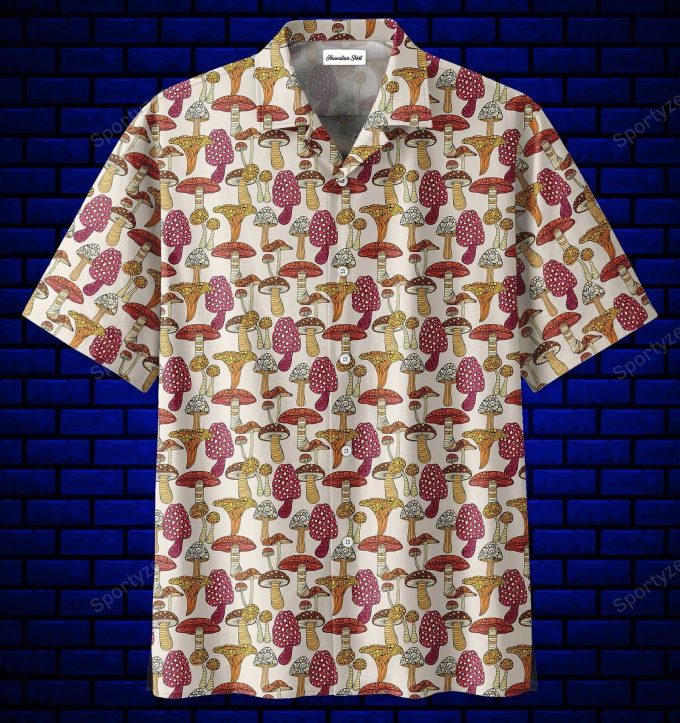 Cool Art Mushroom Don'T Eat Me Hawaiian Aloha Shirts #Dh 1