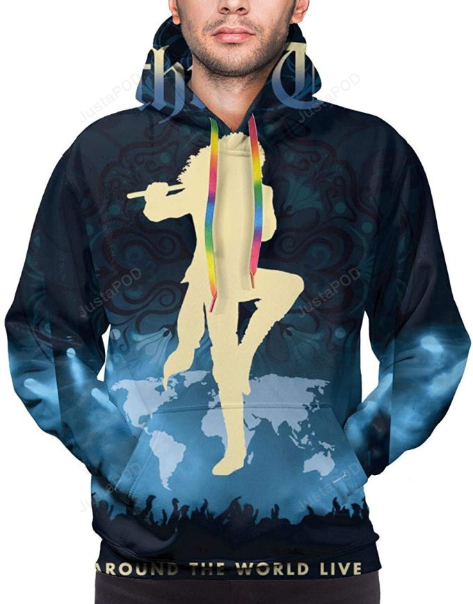 Jethro Tull- Around The World Live 3D All Over Print Hoodie, Zip-Up Hoodie 1