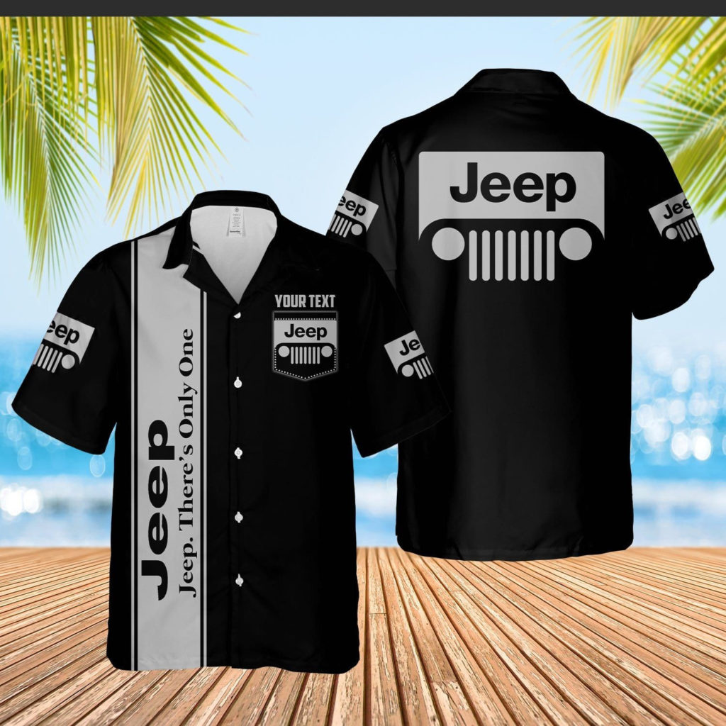 Custom Name There'S Only One Jp Black Grey Hawaiian Aloha Shirts #V 7