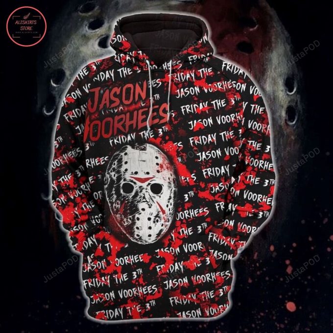 Jason Voorhees Horror Characters Halloween 3D All Over Printed Hoodie, Zip- Up Hoodie 1