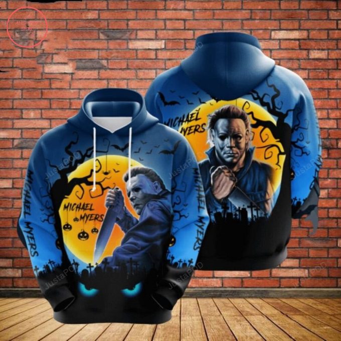 Michael Myers Gift For Fan Halloween 3D All Over Printed Hoodie, Zip- Up Hoodie 1