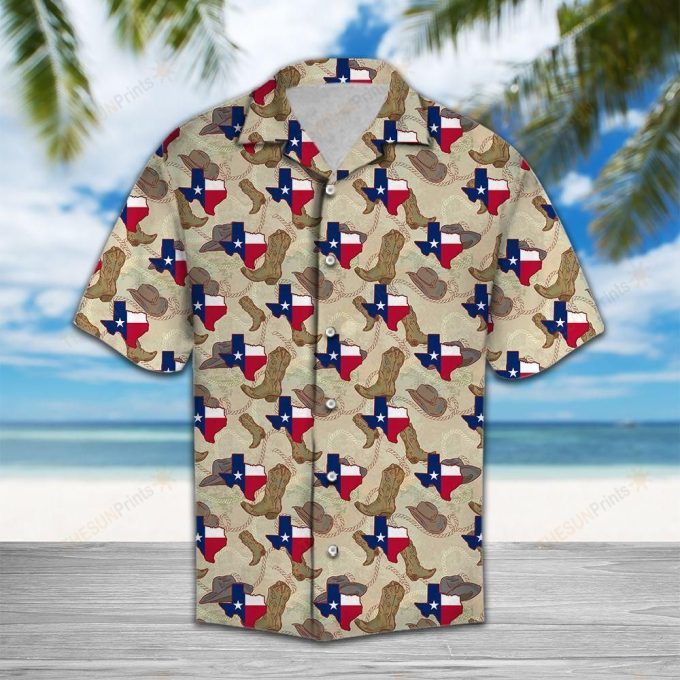 Cowboy Boots Texas Hawaiian Shirt Ver 482 1