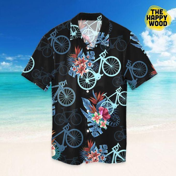 Bicycle Black Hawaiian Shirt Ver 324 1