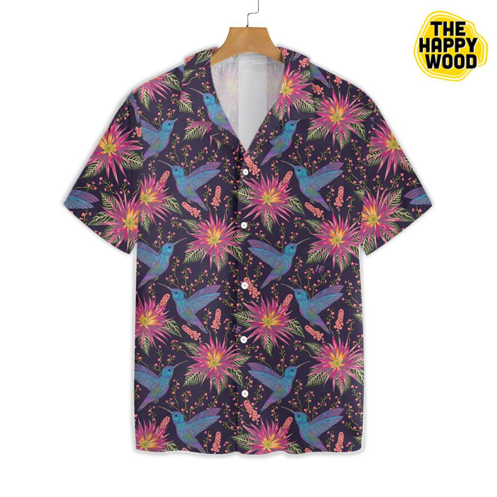 Hummingbird Tropical Hawaiian Shirt Ver 114 4