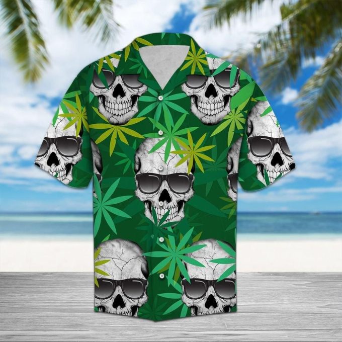 Green Skull D0807Hawaiian Shirt Ver 153 1