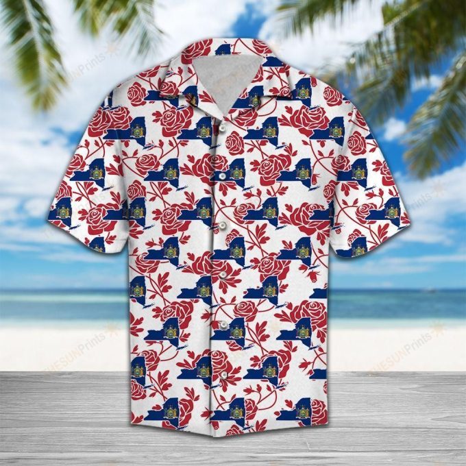 New York Rose Hawaiian Shirt Ver 478 1