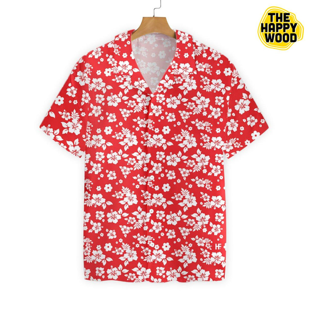 Floral Flower Red Hawaiian Shirt Ver 62 4