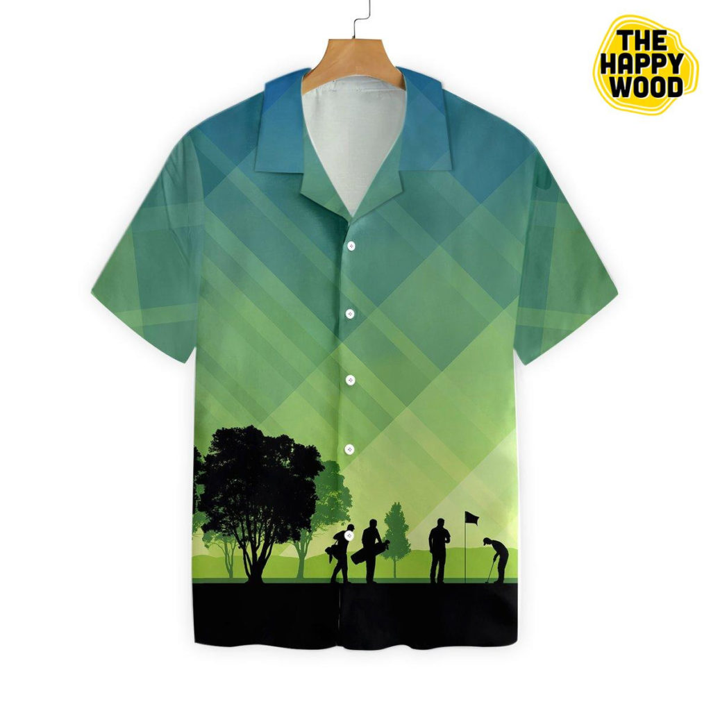 Golf Stock Illustration Hawaiian Shirt Ver 24 4