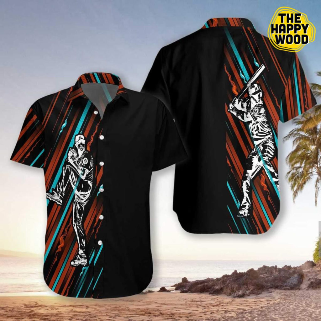 Baseball Black And Color Hawaiian Shirt Ver 29 4