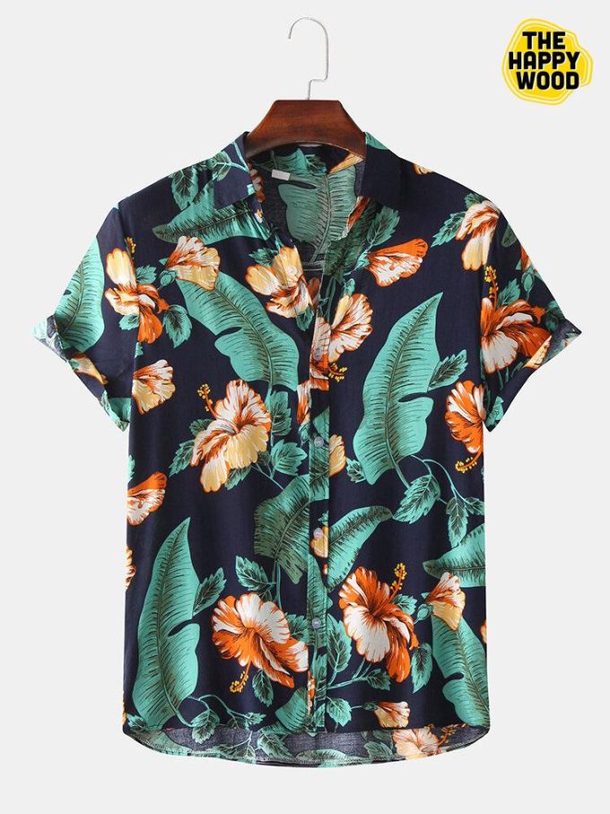 Tropical Plant Floral Hawaiian Shirt Ver 245 1