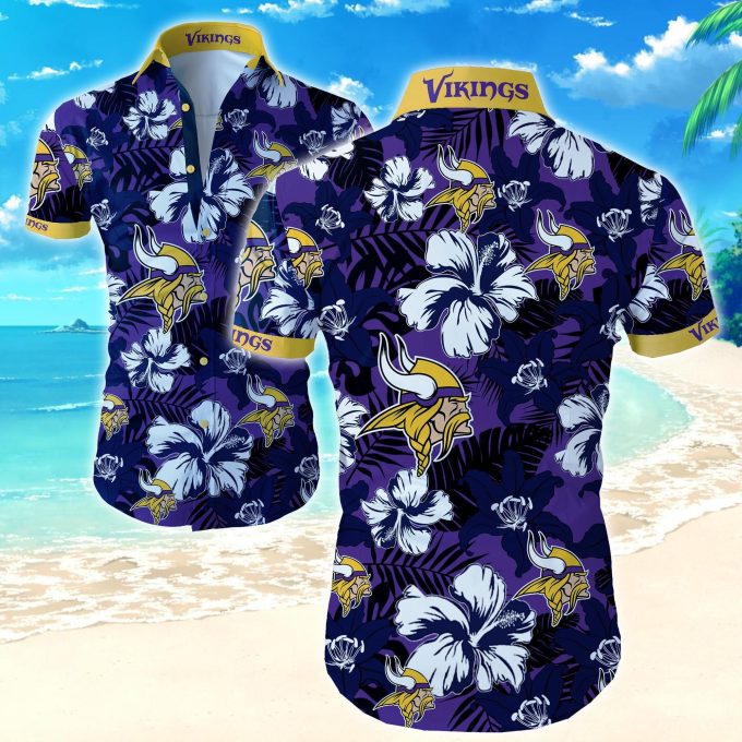 Minnesota Vikings Hawaiian Shirt Ver 421 1