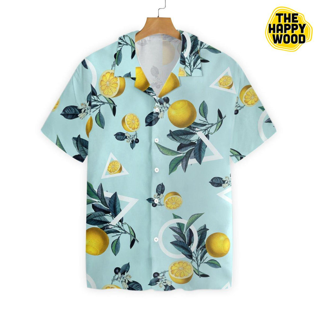 Tropical Lemon Pattern Hawaiian Shirt Ver 440 4