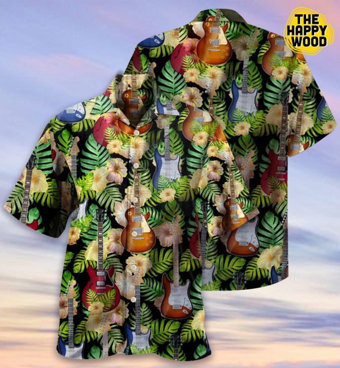 Guitar 3D Hawaiian Shirt Ver 87 1