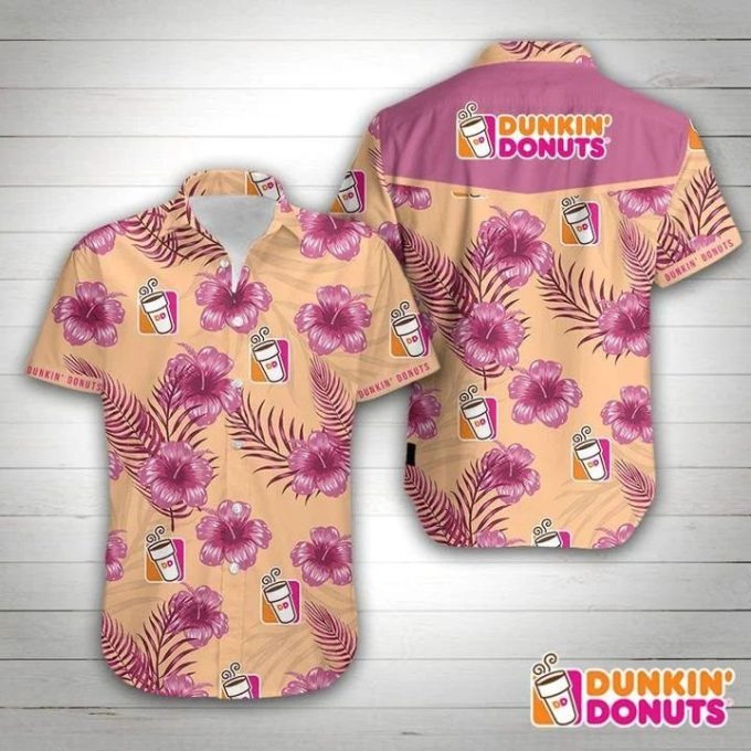 Dunkin Donuts Hawaiian Shirt Ver 108 1