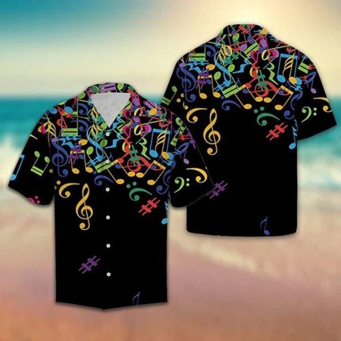 Colorful Music Notes Hawaiian Shirt Ver 332 1