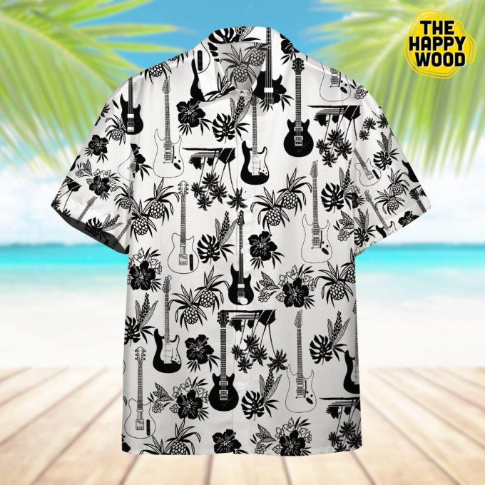 Electric Guitar And Pineapple 3D Hawaiian Shirt Ver 93 1