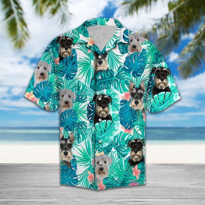 Tropical Miniature Schnauzer H2714Hawaiian Shirt Ver 384 1