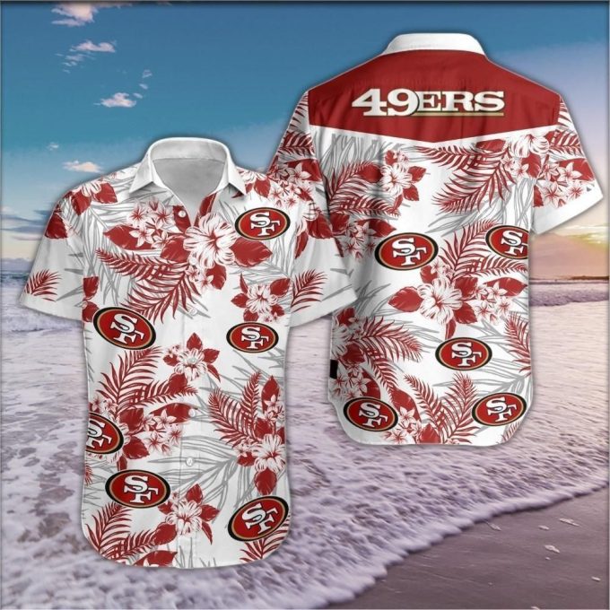 San Francisco 49Ers Logo Hawaiian Shirt Ver 214 1