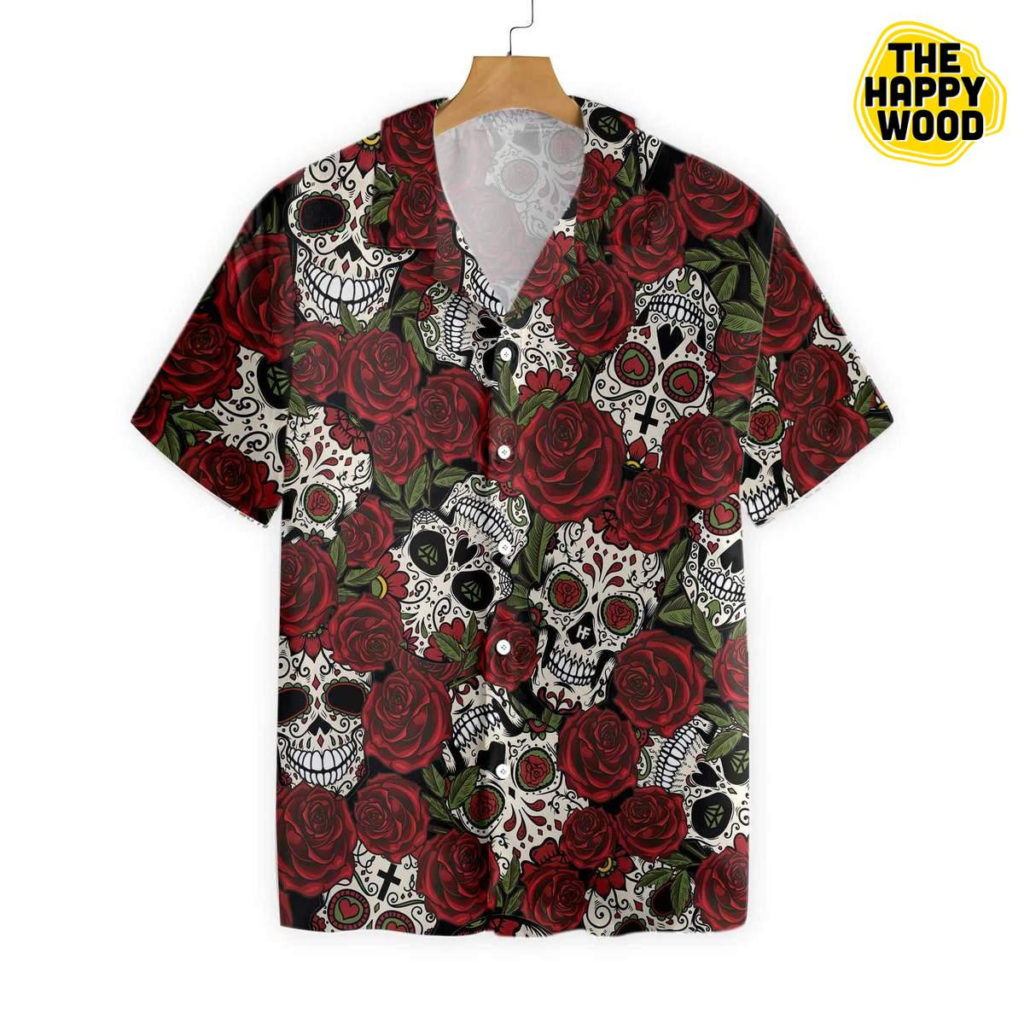 Rose Skull Mexico Hawaiian Shirt Ver 232 4