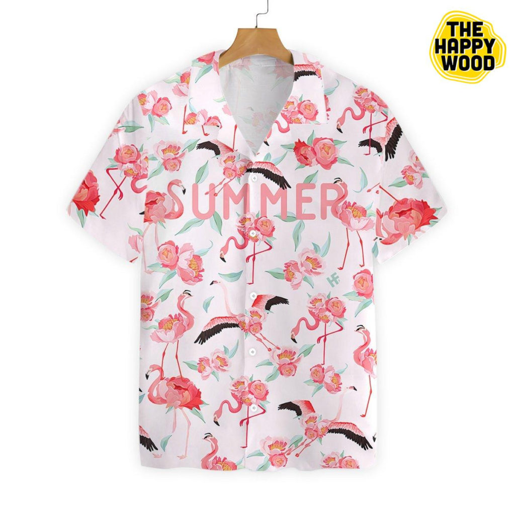 Flamingo Summer 3D Hawaiian Shirt Ver 439 4