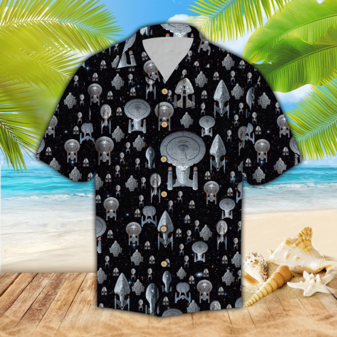 Spaceship Hawaiian Shirt Ver 415 1