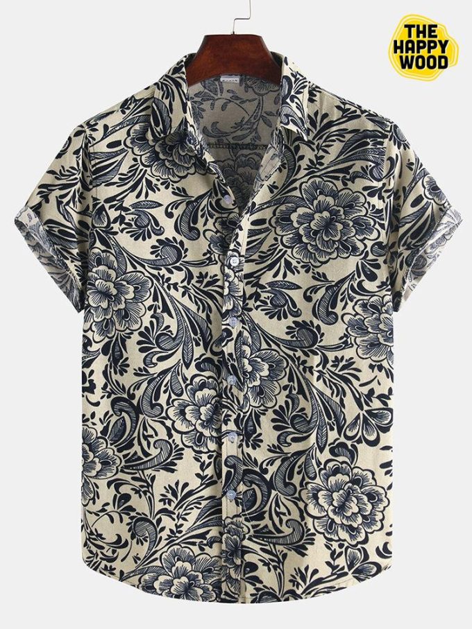 Ethnic Style Printing Hawaiian Shirt Ver 353 1