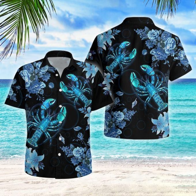 Lobster Blue Hawaiian Shirt Ver 139 1