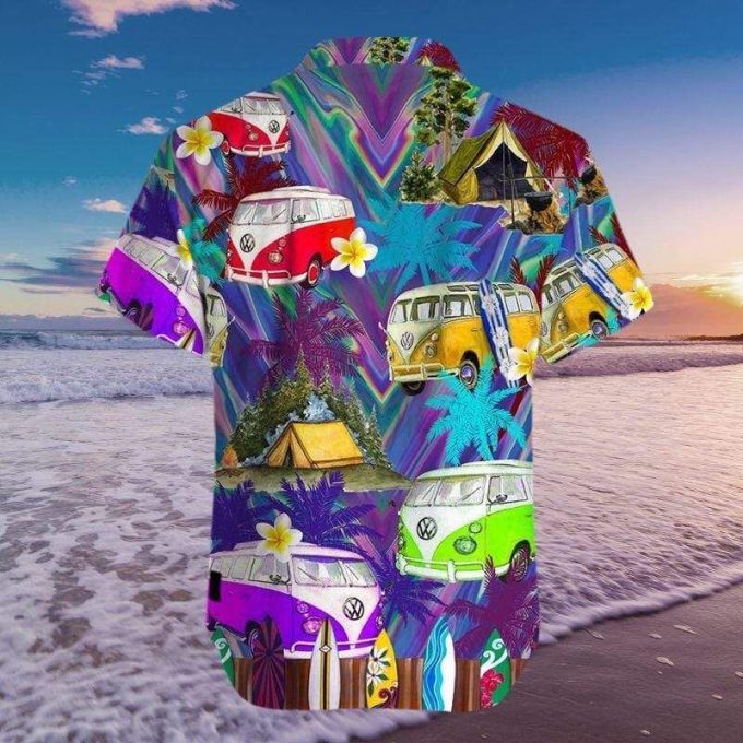 Amazing Camping Hippie Van Unisex #101020Hhawaiian Shirt Ver 88 1