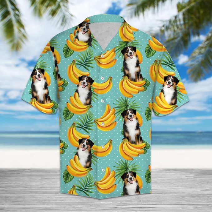 Tropical Banana Miniature Australian Shepherd H3719 Hawaiian Shirt Ver 95 1