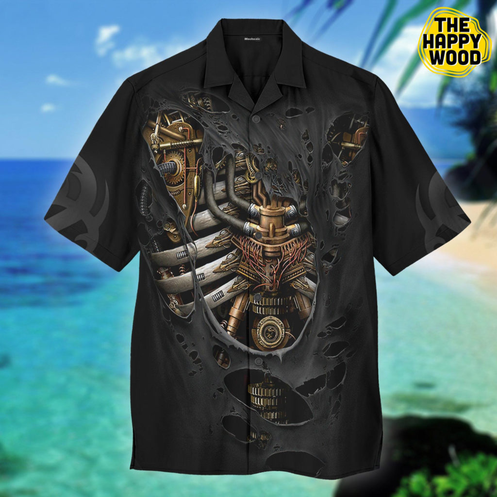 Awesome Mechanic Inside Body 3D Hawaiian Shirt Ver 312 4