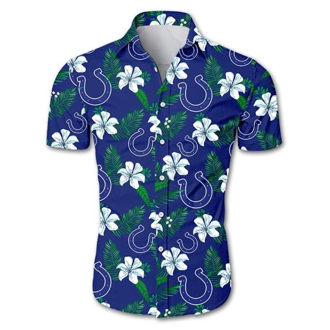 Indianapolis Colts Tropical Flower Hawaiian Shirt Ver 313 1