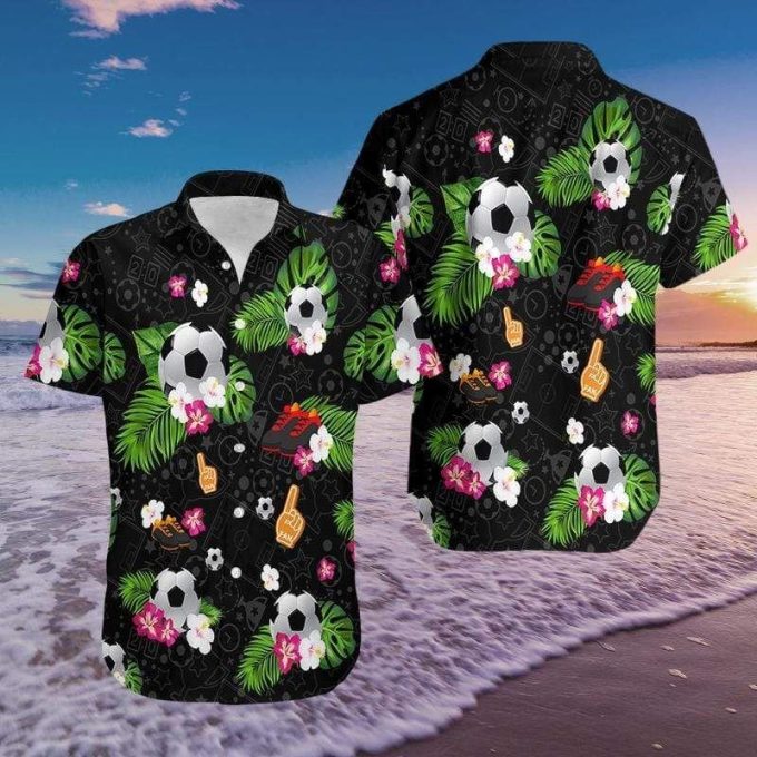 Soccer Black #149Dhhawaiian Shirt Ver 84 1