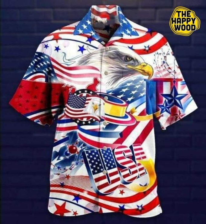 Love Freedom Love America 3D Hawaiian Shirt Ver 462 1