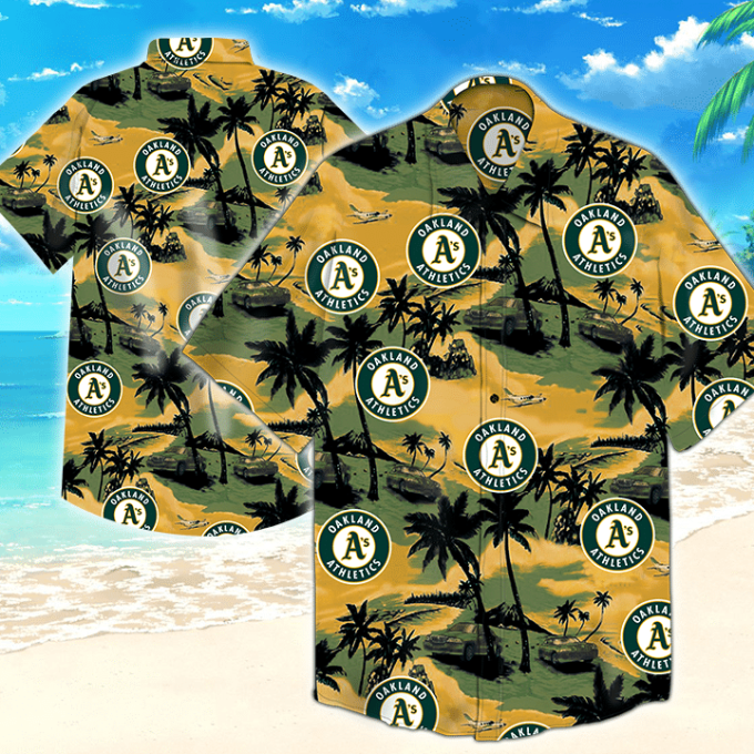 Oakland Athletics Mlb Hawaiian Shirt Ver 105 1