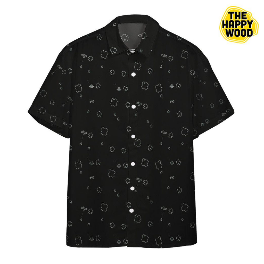 Asteroid Gameplay 3D Hawaiian Shirt Ver 365 4