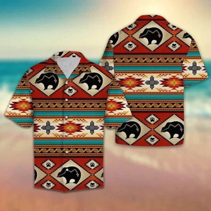 Native American Bear G5709Hawaiian Shirt Ver 295 1