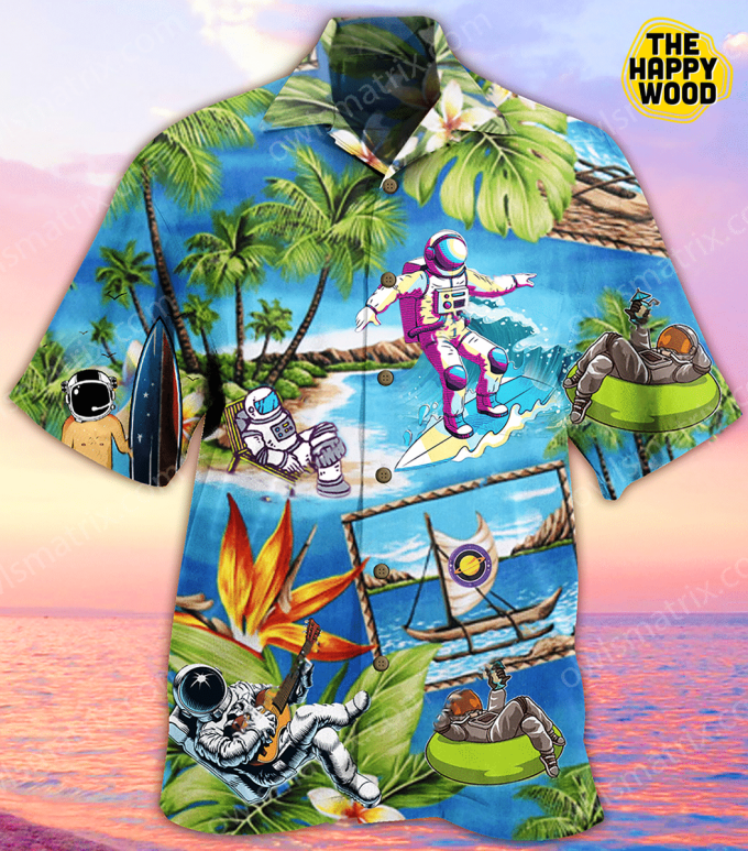 Astronaut Amazing Hawaiian Shirt Ver 289 1