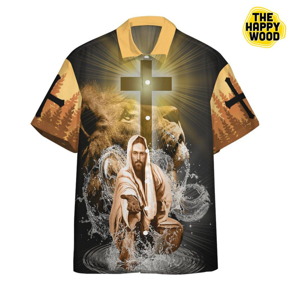 Jesus God Christ Is My Everything 3D Hawaiian Shirt Ver 220 4